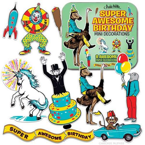 Super Awesome Birthday Mini Decorations - Perfect for Any Office Cubicle!