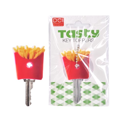 Original DCI Universal Tasty Key Topper, 26874-FR - Yellow and Red French Fries