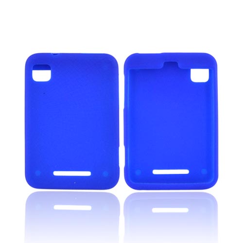 Premium Motorola Charm MB502 Silicone Case, 37663 - Blue