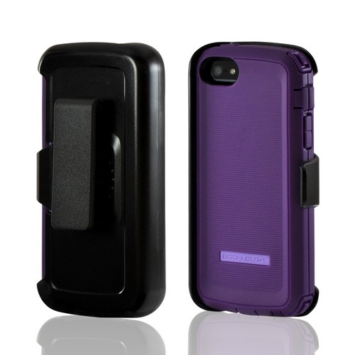 Body Glove Purple Tough Suit Series Crystal Silicone Over Hard Case w
