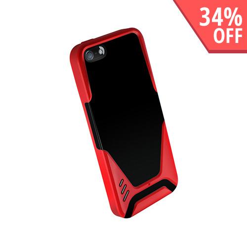 Hornettek Ozone VisorPro Series Red/ Black Hard Case for Apple iPhone 5/5S