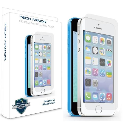 Tech Armor Apple iPhone 5/5c/5s Premium Ballistic Glass Screen Protector