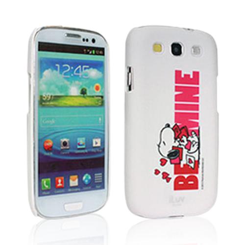 iLuv White Snoopy Behavior Series Hardshell Case for Samsung Galaxy S3 i9300 - ISS256BMWHT