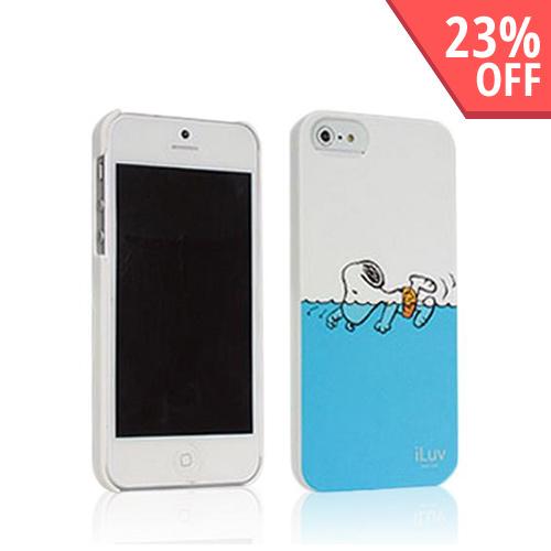 iLuv White Snoopy Sports Series I Hardshell Case for Apple iPhone 5/5S - ICA7H383WHT