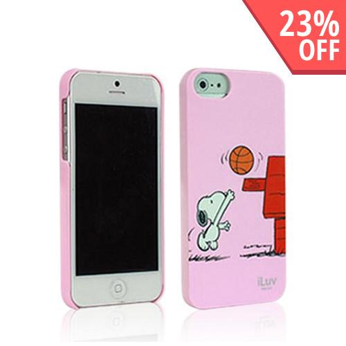 iLuv Pink Snoopy Sports Series I Hardshell Case for Apple iPhone 5/5S - ICA7H383PNK
