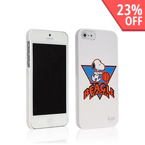 iLuv White Snoopy Vintage Series I Hardshell Case for Apple iPhone 5/5S - ICA7H382WHT