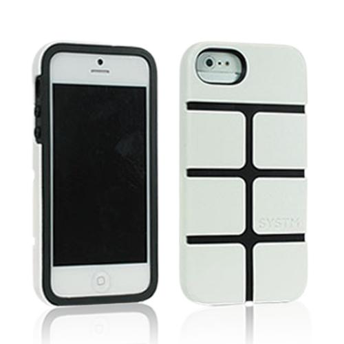 Incase SYSTM White/ Black Chisel Series Case for Apple iPhone 5/5S