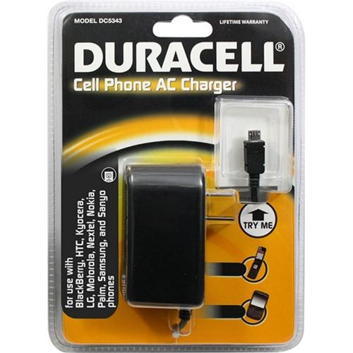 Duracell Black Micro-USB Travel/ Home Charger - DC5343