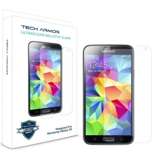 Tech Armor Samsung Galaxy S5 Premium Ballistic Glass Screen Protector