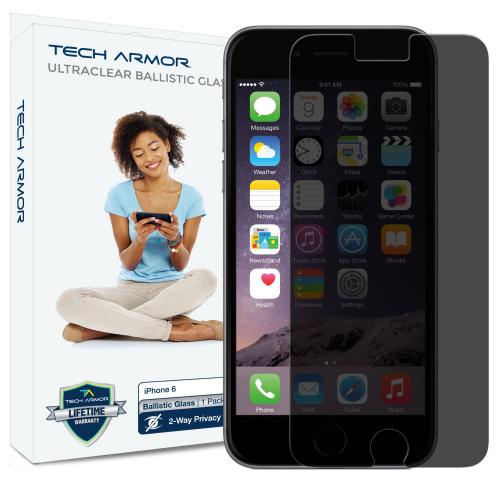Tech Armor Apple iPhone 6 Premium Privacy Ballistic Glass Screen Protector