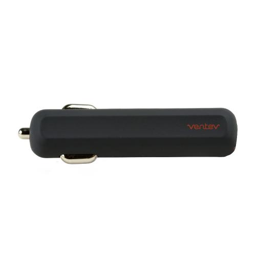 Ventev Black Universal Slim Dual 2.4A USB Port Car Charger (4.8A) - Charge 2 Tablets at Once!