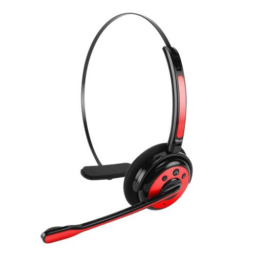 Cellet Red Wireless Bluetooth Headset with Boom Microphone