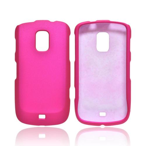 OEM MultiPro Samsung Galaxy S Lightray 4G Rubberized Hard Case - Hot Pink