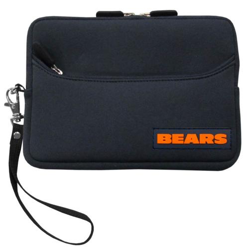 Chicago Bears Black Neoprene Case w/ Wrist Strap for 7" Devices - NFL Licensed