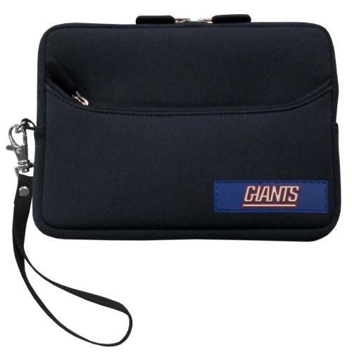 New York Giants Black Neoprene Case w/ Wrist Strap for 7" Devices - NFL Licensed