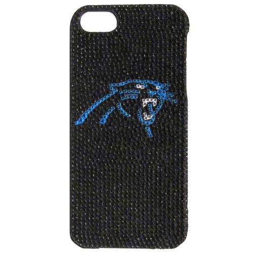 Carolina Panthers Bling Gems Hard Case for Apple iPhone 5/5S - NFL Licensed