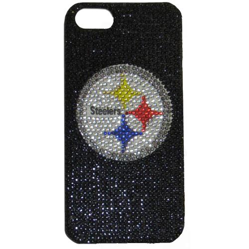 Pittsburgh Steelers Bling Gems Hard Case for Apple iPhone 5/5S - NFL Licensed