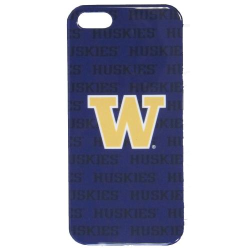 Washington Huskies Hard Cover Case for Apple iPhone 5/5S - NCAA Licensed