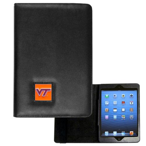 Virginia Tech Hokies Black Faux Leather Folio Case for Apple iPad Mini 1/2/3 - NCAA Licensed