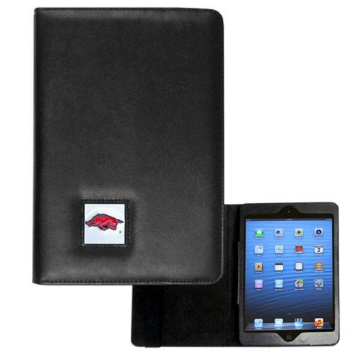 Arkansas Razorbacks Black Faux Leather Folio Case for Apple iPad Mini 1/2/3 - NCAA Licensed
