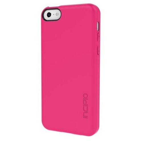 Incipio Hot Pink Feather Series Rubberized Hard Case for Apple iPhone 5C - IPH-1141-PNK
