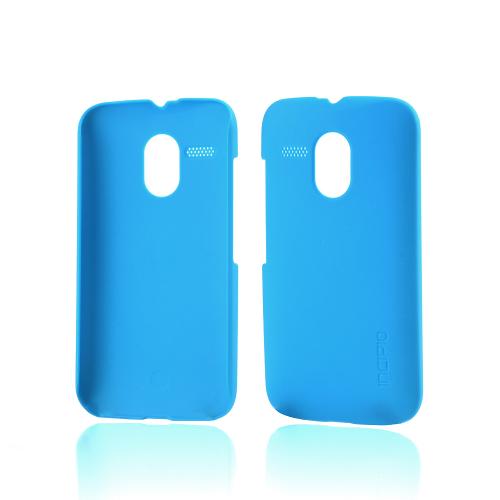 Incipio Sky Blue (Cyan) Feather Series Rubberized Hard Case for Motorola Moto G - MT-333-CYN