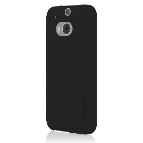 Incipio Black Feather Series Rubberized Hard Case for HTC One (M8) - HT-397-BLK