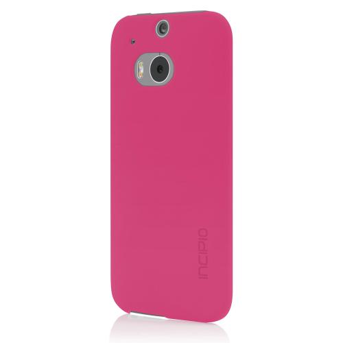 Incipio Hot Pink Feather Series Ultra Thin Rubberized Hard Case for HTC One (M8) - HT-397-PNK