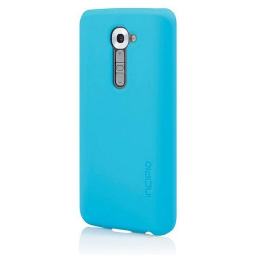 Incipio Cyan (Turquoise) Feather Series Rubberized Hard Case for LG G2 (Verizon Version) - LGE-214-CYN