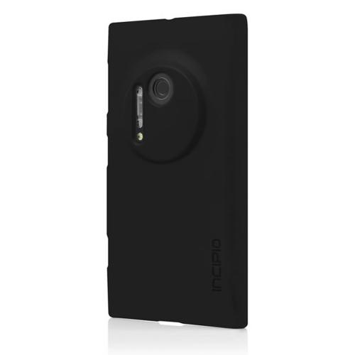 Incipio Black Feather Rubberized Hard Case for Nokia Lumia 1020 - NK-175-BLK