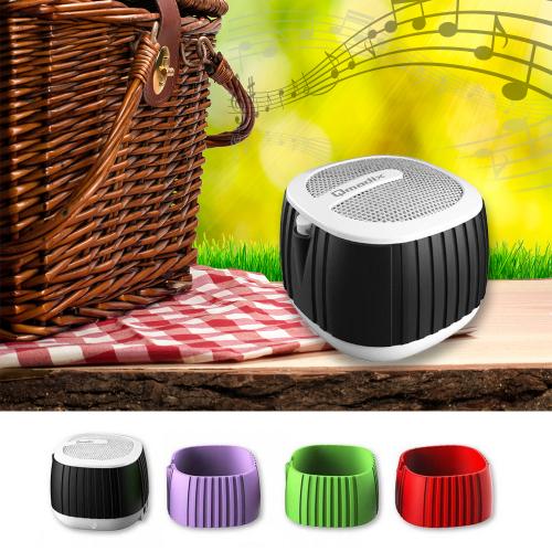 Qmadix Q.POP Bluetooth Mini Speaker - Portable Music Player and Speaker Phone