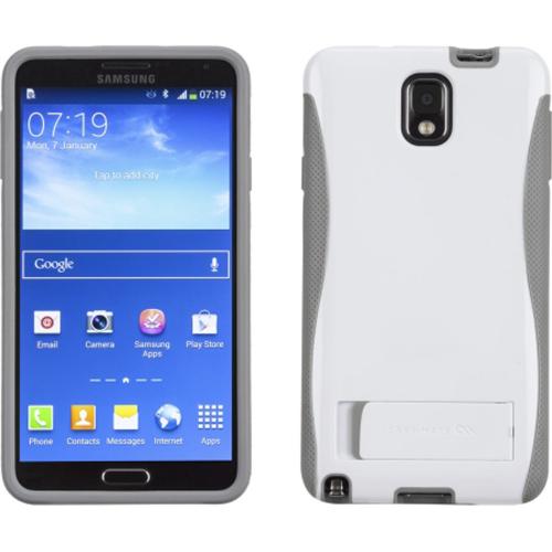 Case-Mate White/ Gray Pop! Series Hybrid Hard Case for Samsung Galaxy Note 3 - CM030278