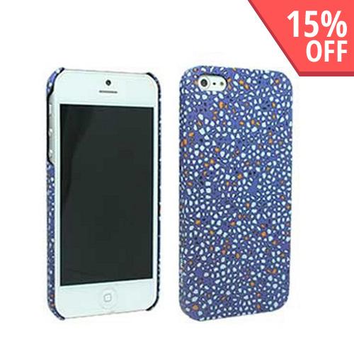 Odoyo Mosaic Series Sapphire Hard Case w/ Screen Protector for Apple iPhone 5/5S