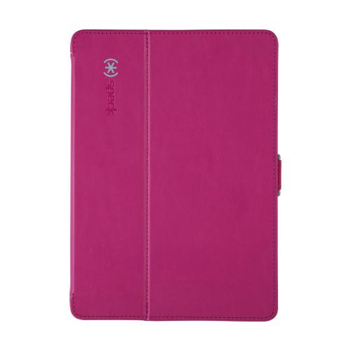 Speck Fuchsia Pink/ Grey StyleFolio Series Vegan Leather Case w/ Clasp Closure & Stand for Apple iPad Air - SPK-A2319