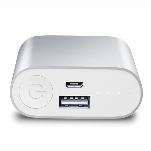 P52 5200mAh External Battery Power Bank - Silver - XX001