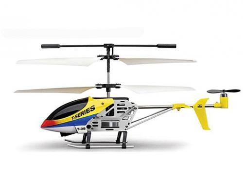 7" MJX T638 Mini Thunderbird RC Helicopter Yellow