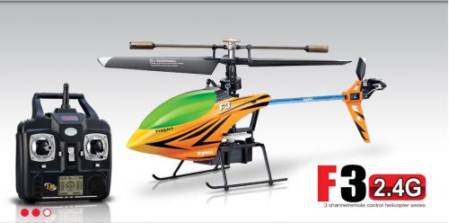 10" Syma F3 4CH 2.4G Singer Rotor Helicopter Yellow