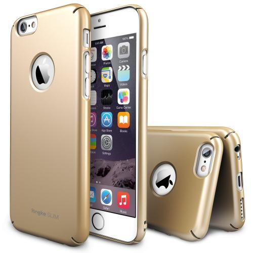 Royal Gold Apple iPhone 6 (4.7") SLIM Series Premium Dual Coated Hard Cover Case w/ Logo Cut out