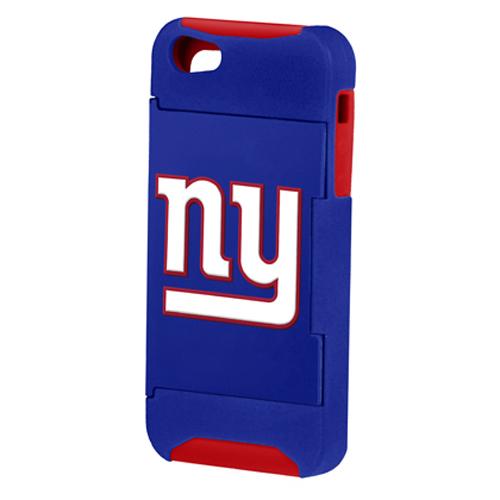 Forever Collectibles NFL Hideaway Credit Card Apple iPhone 5/ 5S Hard Case - Retail Packaging - New York Giants