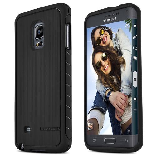 Body Glove Black Samsung Galaxy Note Edge Satin Series Slim Protective Crystal Silicone TPU Case - Fantastic Protection!