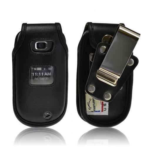 Black Turtleback Genuine Leather Pouch w/ Heavy Duty Steel Swivel Belt Clip for LG Revere 2 Black Turtleback Genuine Leather Pouch w/ Heavy Duty Steel Swivel Belt Clip for LG Revere 2