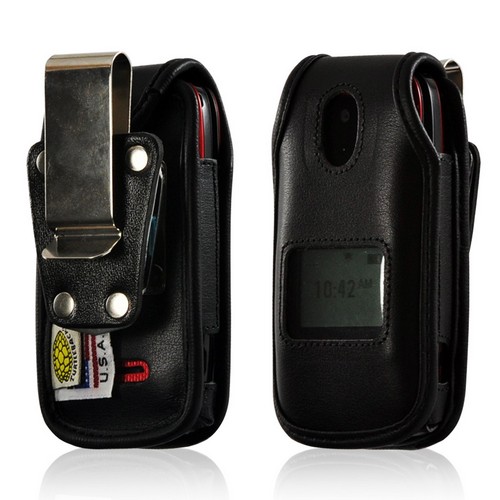 Black Turtleback Heavy Duty Premium Leather Case w/ Steel Swivel Belt Clip for Motorola WX416 Black Turtleback Heavy Duty Premium Leather Case w/ Steel Swivel Belt Clip for Motorola WX416