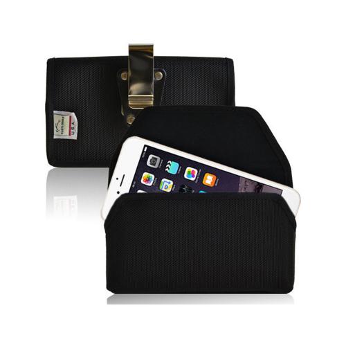 Black Turtleback Apple iPhone 6 (4.7") Extra Large Holster Ballistic Nylon Heavy Duty Case with Magnetic Closure