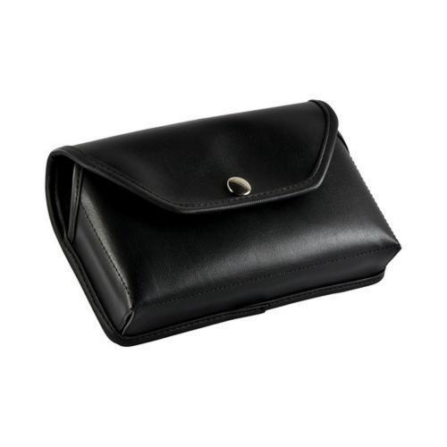 Black Turtleback Genuine Leather Pouch w/ Heavy Duty Steel Swivel Belt Clip for Samsung Galaxy Note 3 Sized Phones