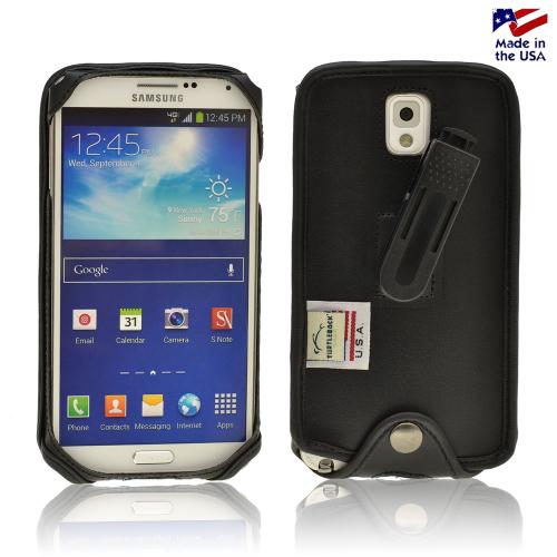 Black Turtleback Genuine Leather Pouch w/ Plastic Swivel Belt Clip for Samsung Galaxy Note 3 Black Turtleback Genuine Leather Pouch w/ Plastic Swivel Belt Clip for Samsung Galaxy Note 3