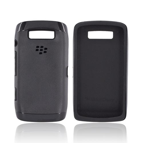 Original Blackberry Torch 9860, 9850 Hard Cover Over Silicone Case, ACC-38964-301 - Black