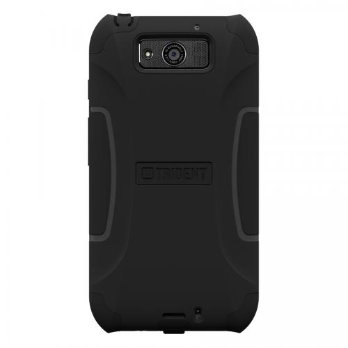 Trident Black Aegis Series Hard Cover on Silicone Case w/ Screen Protector for Motorola Droid Ultra - AG-MOT-ULTRA-BK