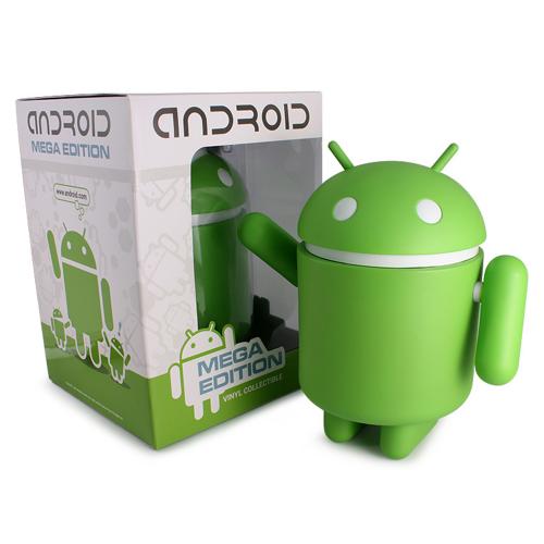 Original MEGA Android Collectible 10" Figurine w/ Rotating and Removable Head