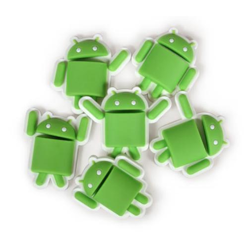 Original Android Foundry Green/White 6 Piece Vinyl Magnet Set
