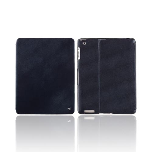 Original Zenus Apple iPad 2 Prestige Pearl Lizard Stand Series Leather Case Stand, APPD2-PL5ST-BB - Blue Black